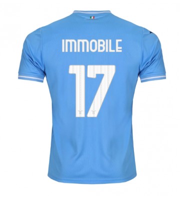 Lazio Ciro Immobile #17 Replica Home Stadium Shirt 2023-24 Short Sleeve